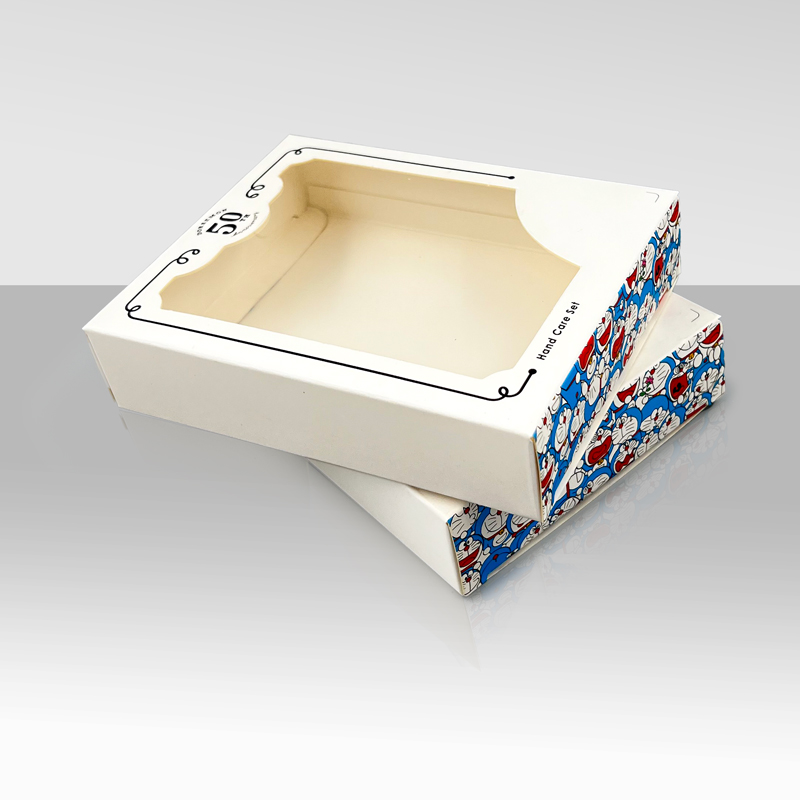 Factory Price Custom Foldable Doll Children Kids Toy Packaging Paper Box with PVC Window (4)